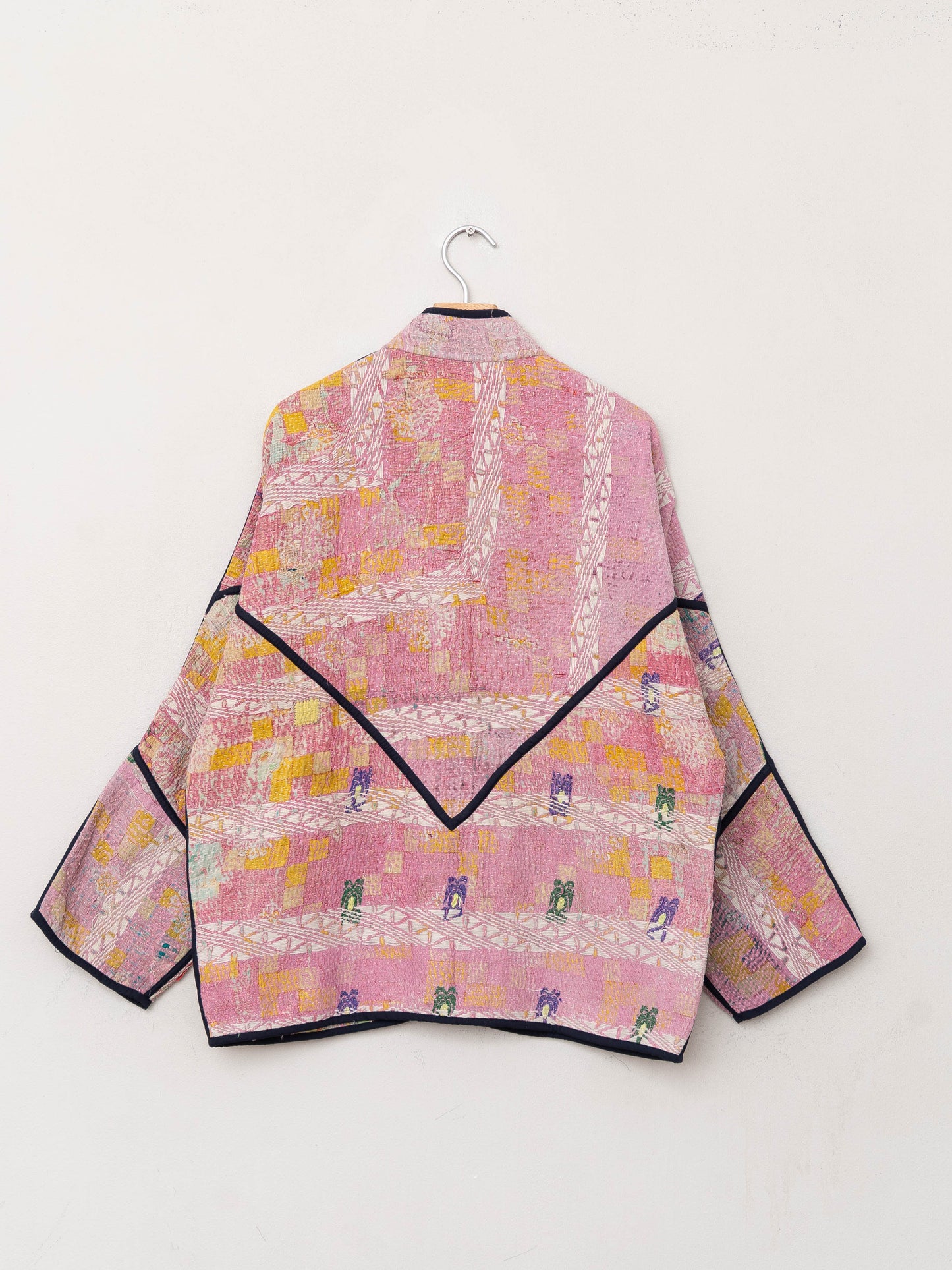 The Ladhiya Quilted Patchwork Kantha Jacket