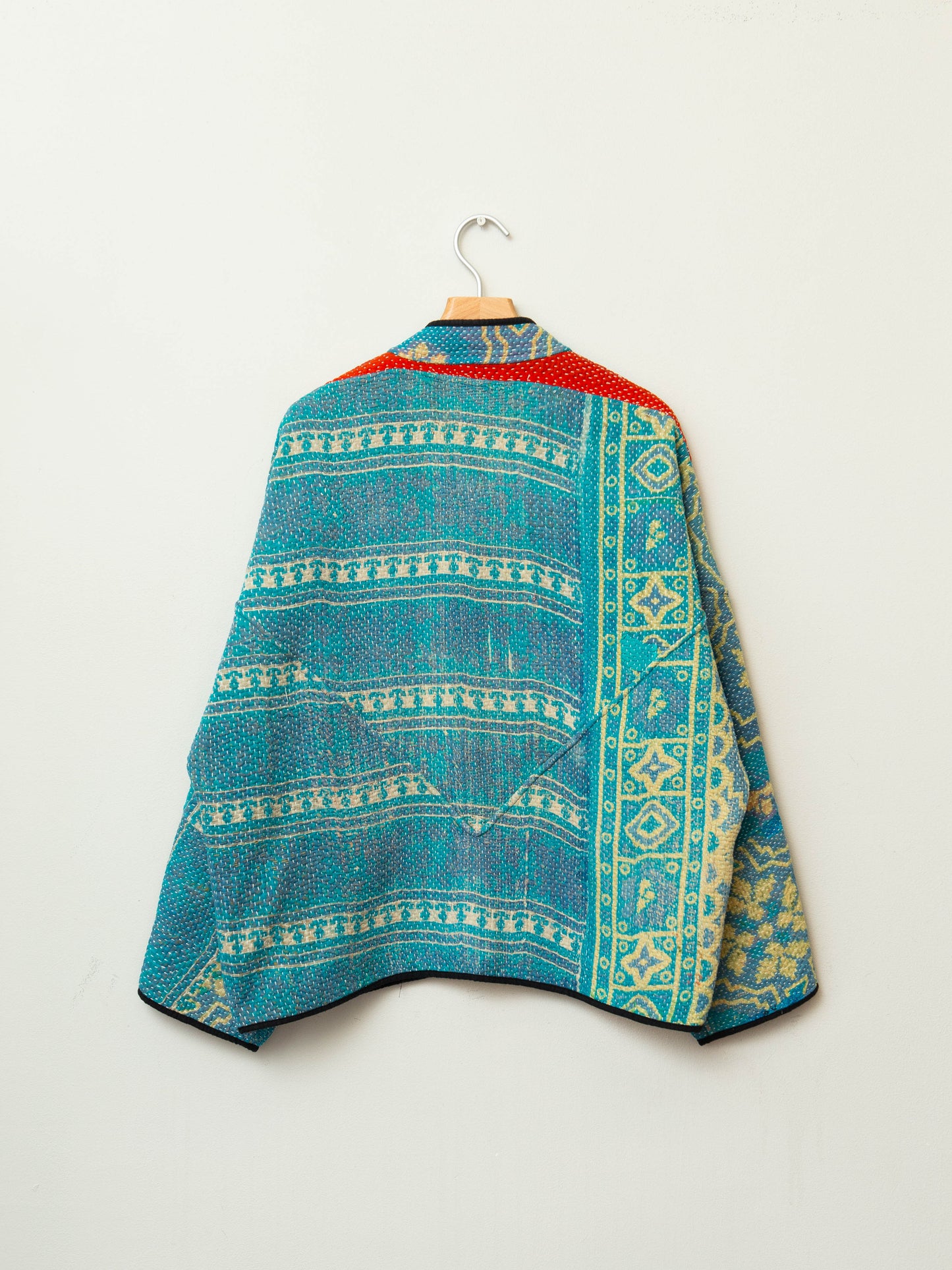 The Ladhiya Quilted Patchwork Kantha Jacket