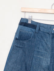 The Bindu Denim Bermuda Culotte Pant - Medium