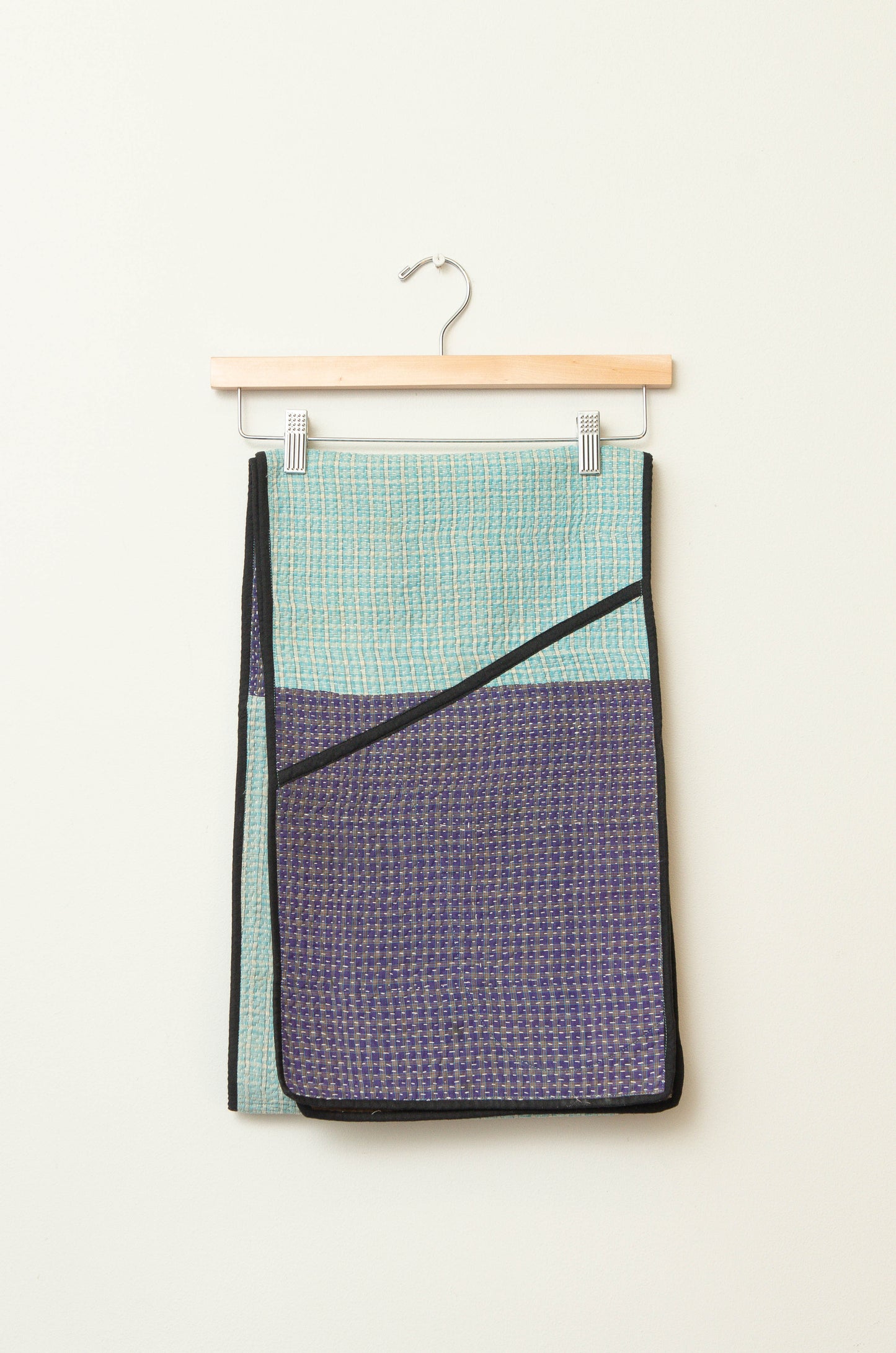 The Gopi Quilted Patchwork Kantha Pocket Scarf