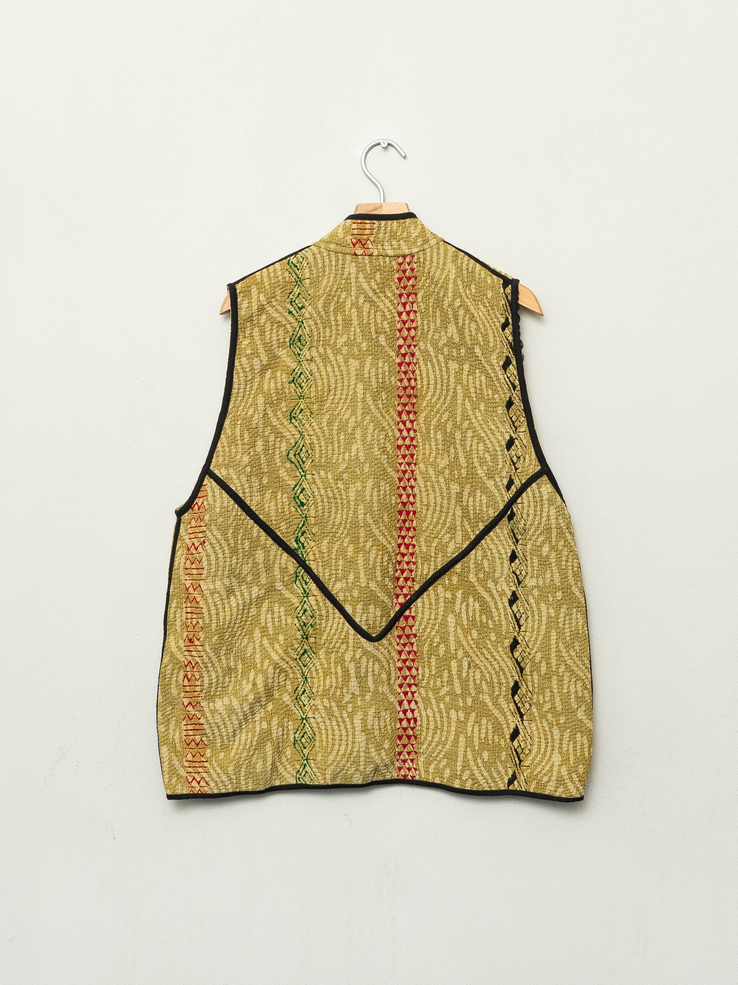 The Ladhiya Quilted Plant Dyed Kantha Vest