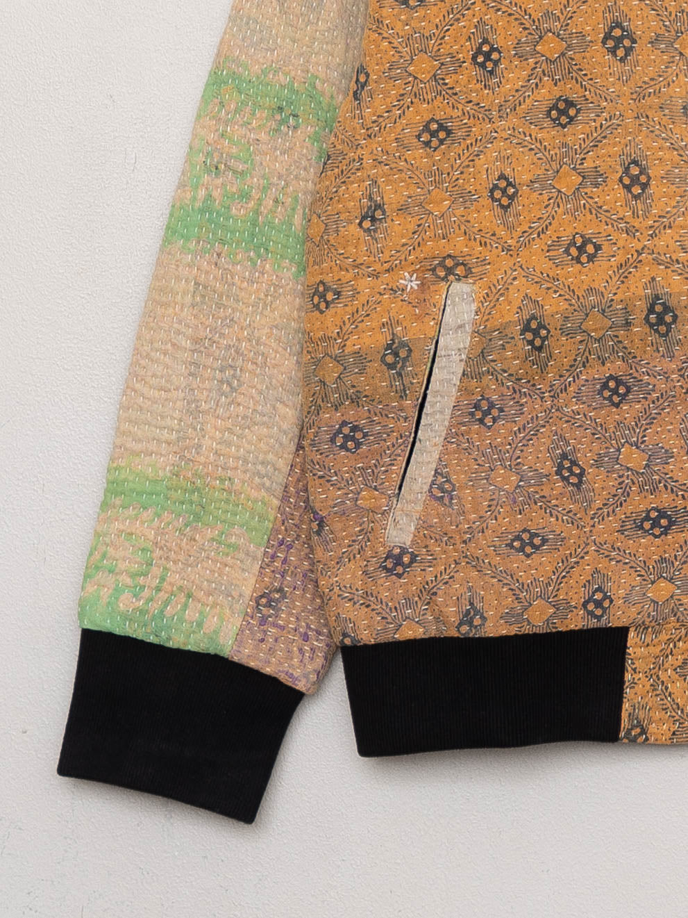 The Veda Quilted One-of-a-Kind Bomber Jacket - Small