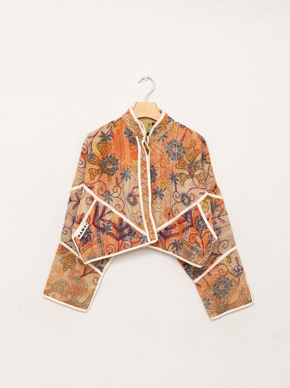 The Kaira Cropped Suzani Quilted Kantha Jacket Wholesale