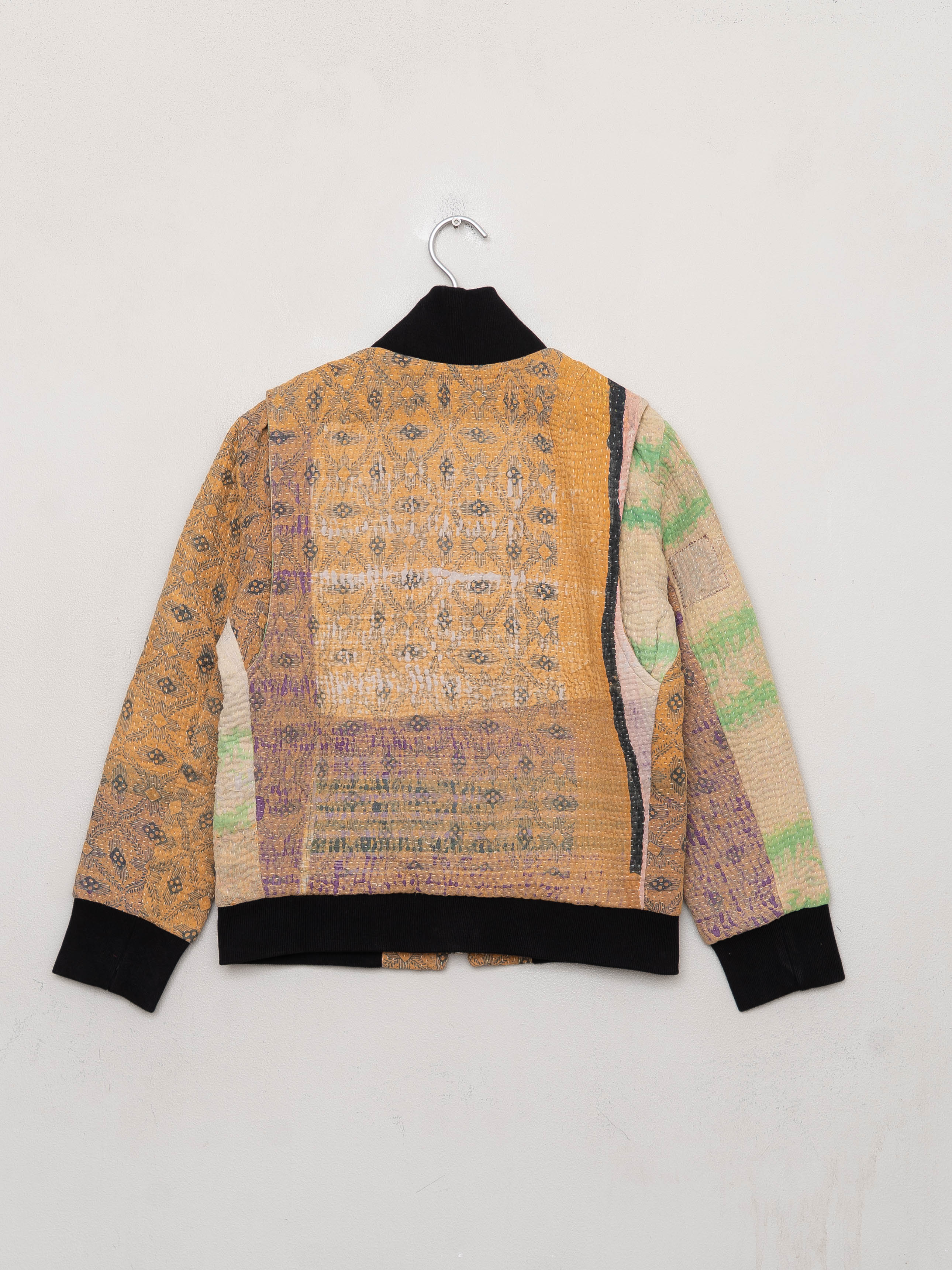 The Veda Quilted One-of-a-Kind Bomber Jacket - Small
