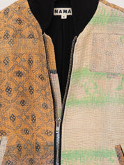 The Veda Quilted One-of-a-Kind Bomber Jacket - Small