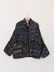 The Ladhiya Quilted Patchwork Kantha Jacket