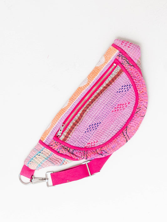 The Faiza Quilted Kantha Belt Bag Wholesale