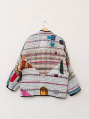 The Ladhiya Quilted Patchwork Kantha Jacket