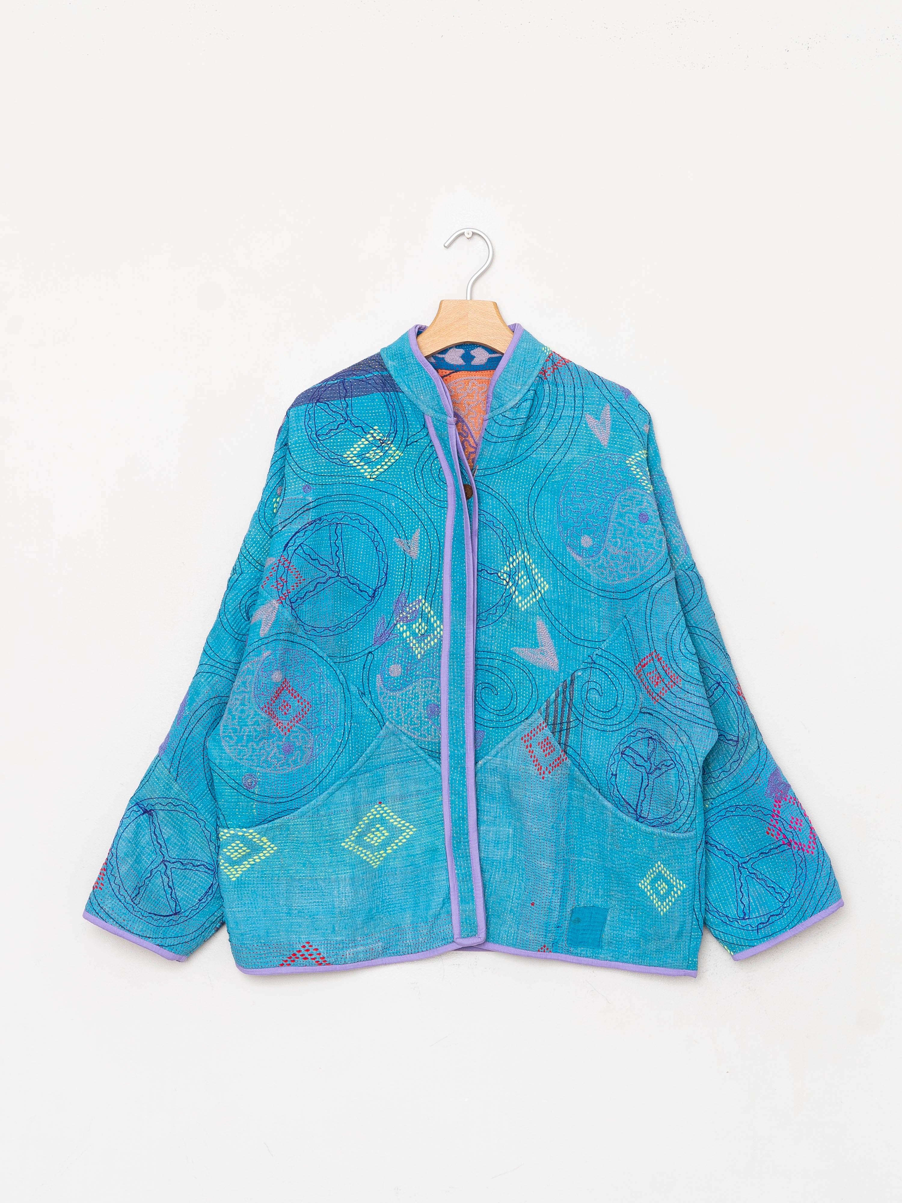 The Ladhiya Suzani Quilted Kantha Jacket