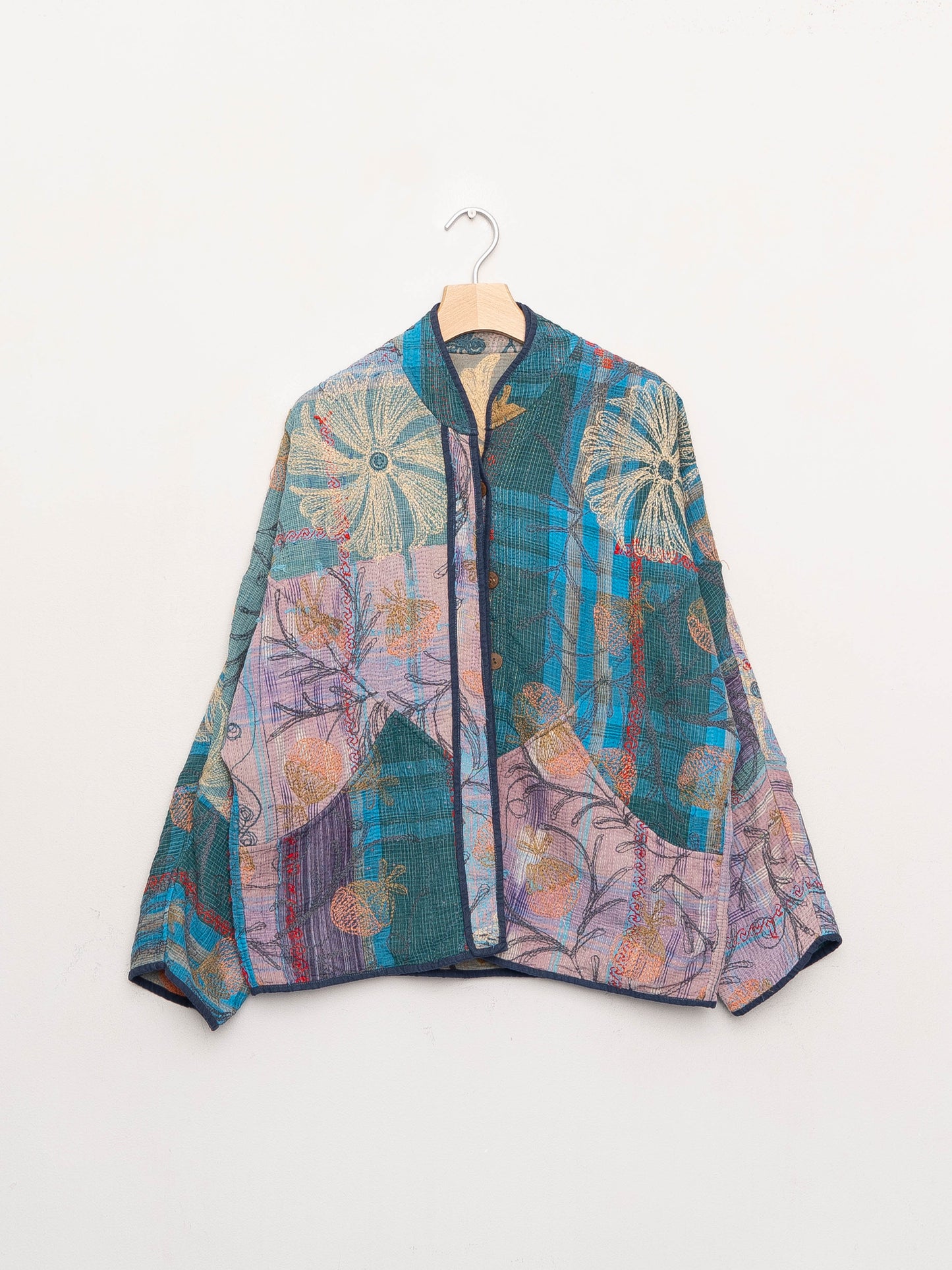 The Ladhiya Suzani Quilted Kantha Jacket