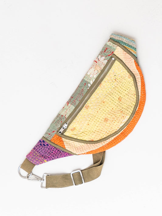 The Faiza Quilted Kantha Belt Bag Wholesale