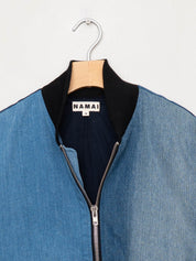 The Veda Denim Bomber Jacket - Medium