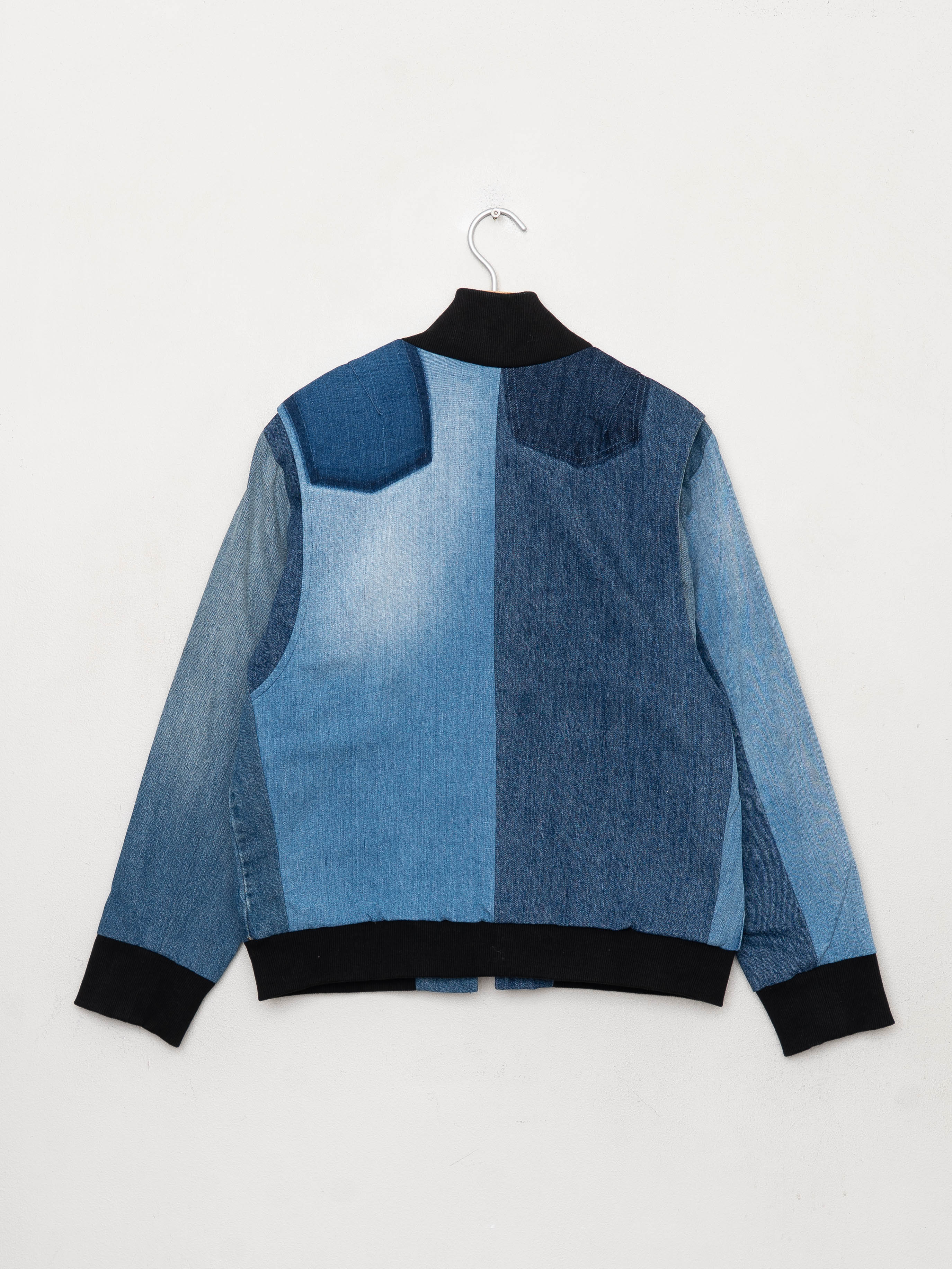 The Veda Denim Bomber Jacket - Medium