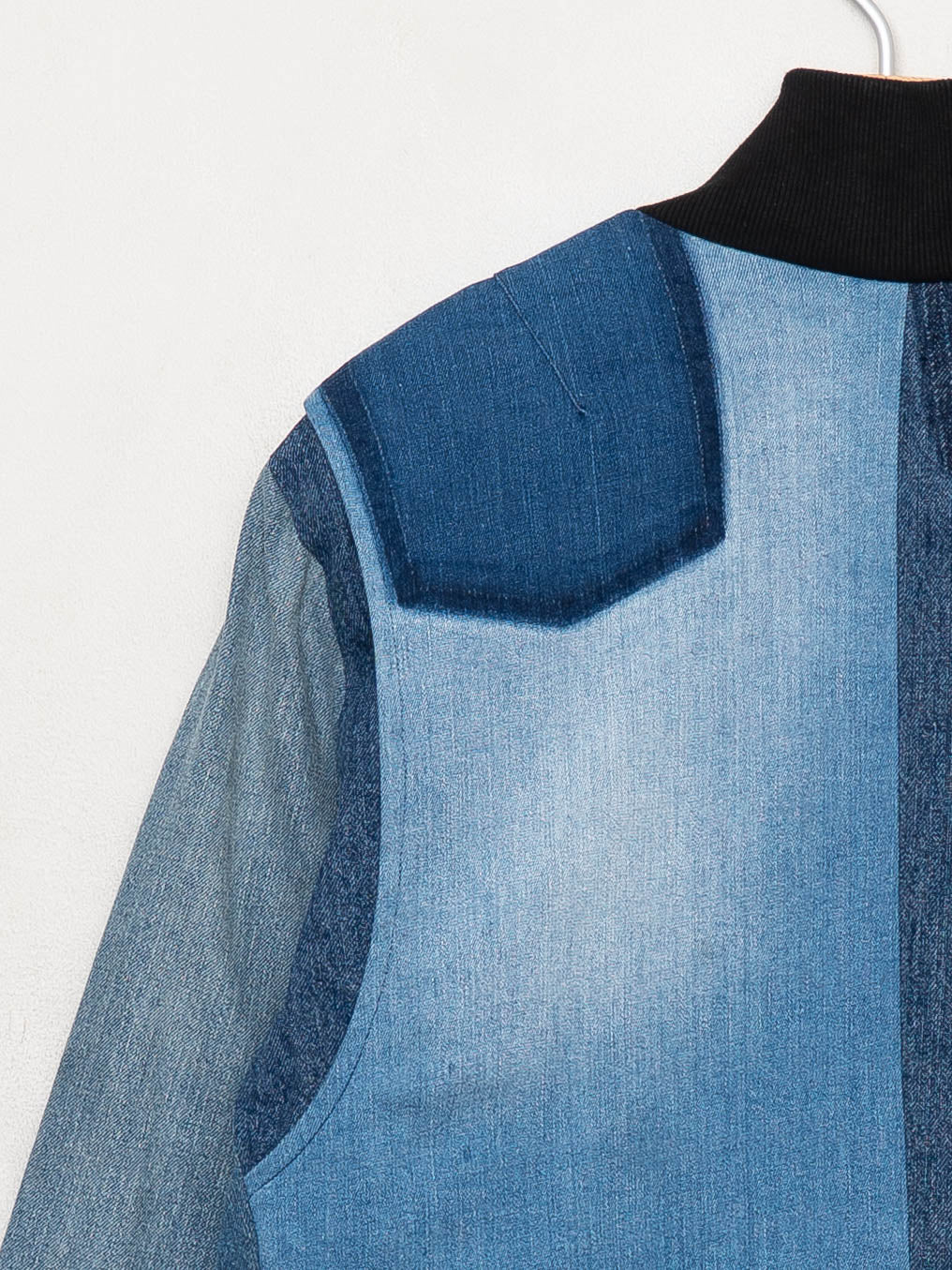 The Veda Denim Bomber Jacket - Medium