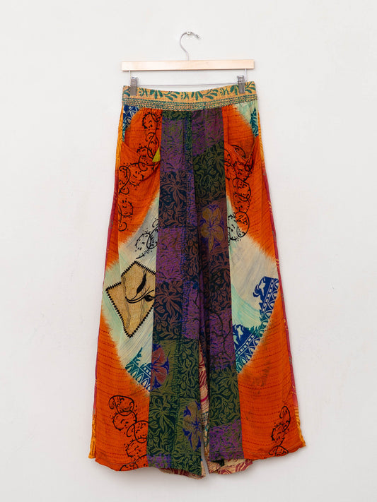 The Nayan Pant - Medium - Upcycled Silk