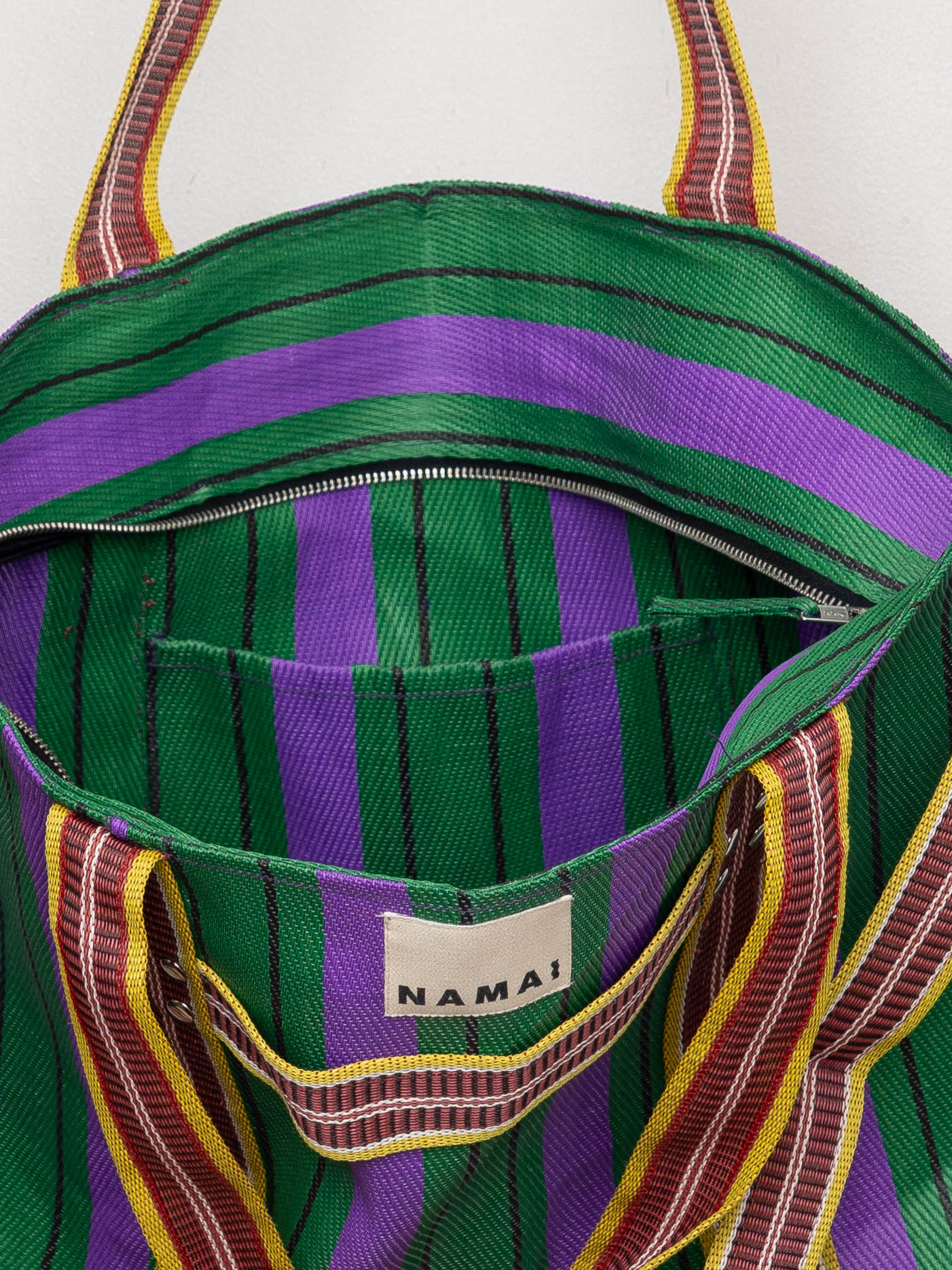 The Goa Recycled Nylon Travel Tote - Grape Verde