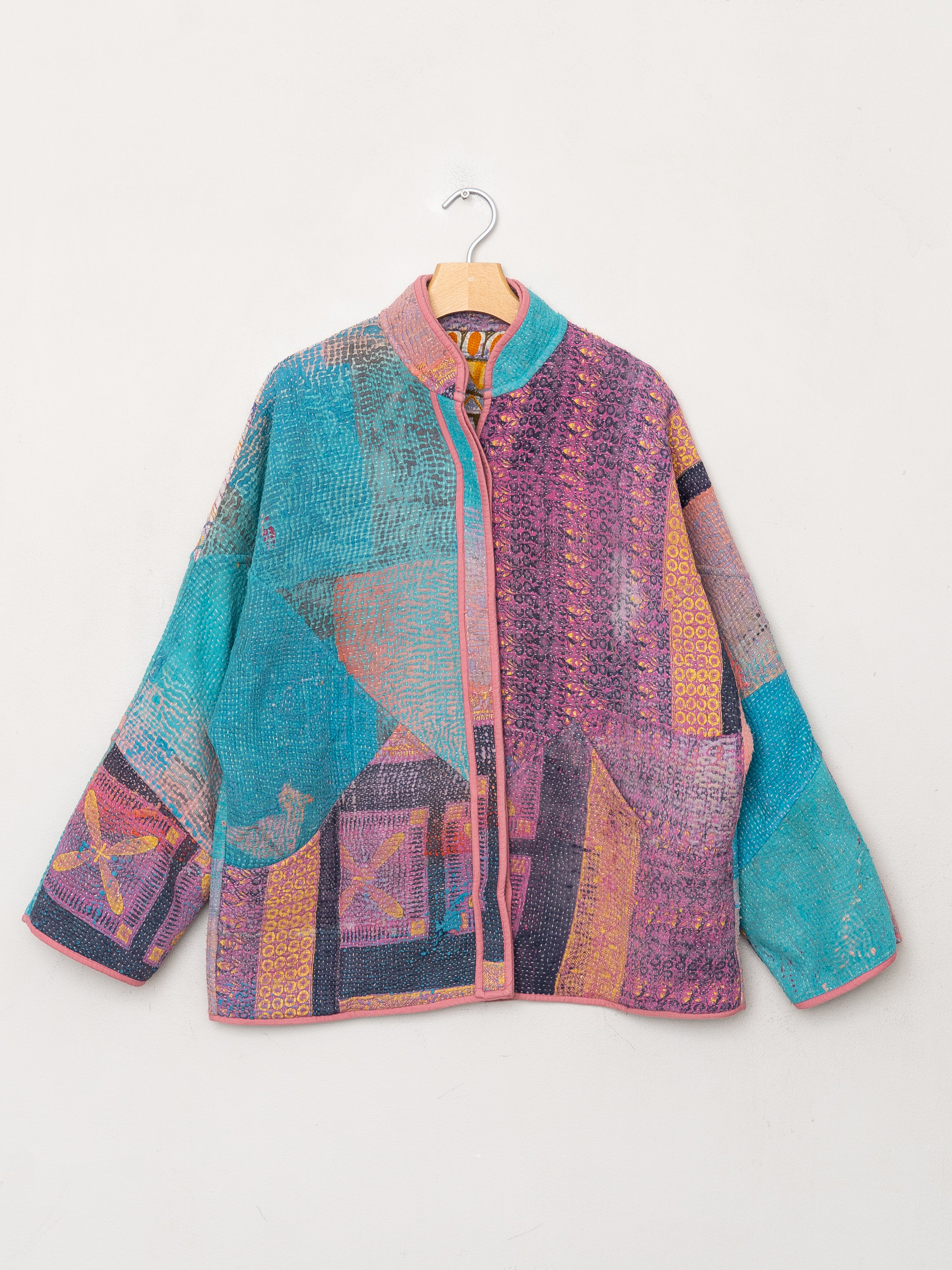 The Ladhiya Suzani Quilted Kantha Jacket