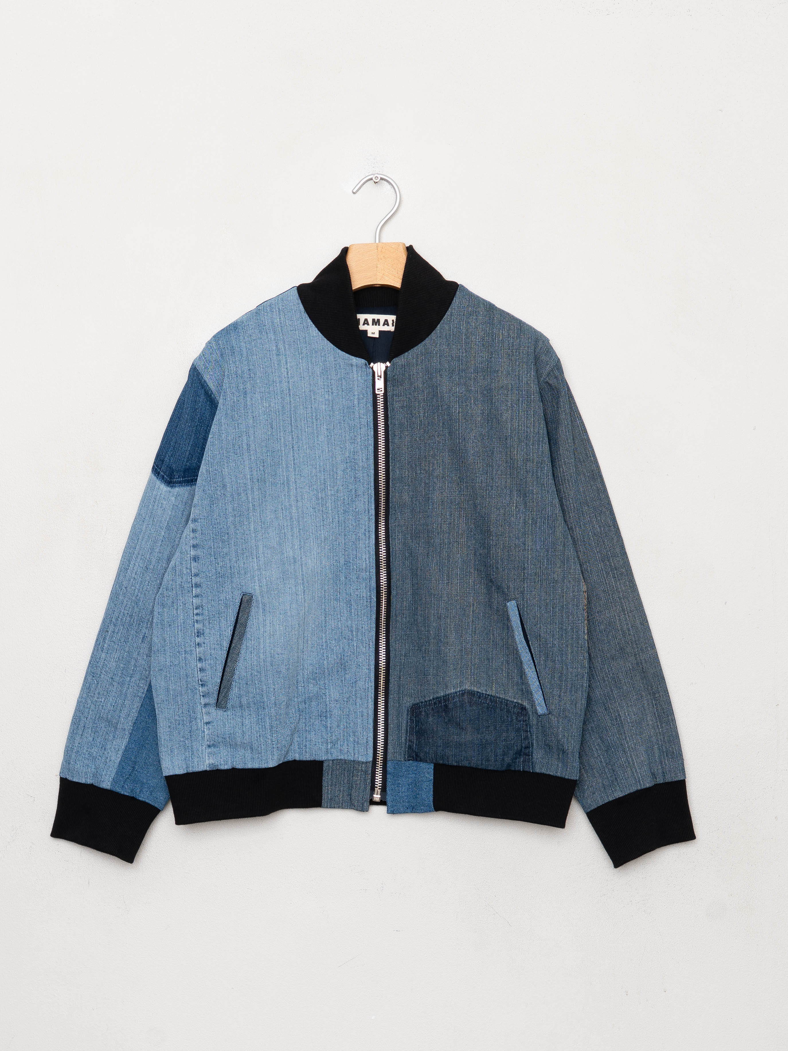The Veda Denim Bomber Jacket - Medium
