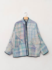 The Ladhiya Quilted Patchwork Kantha Jacket