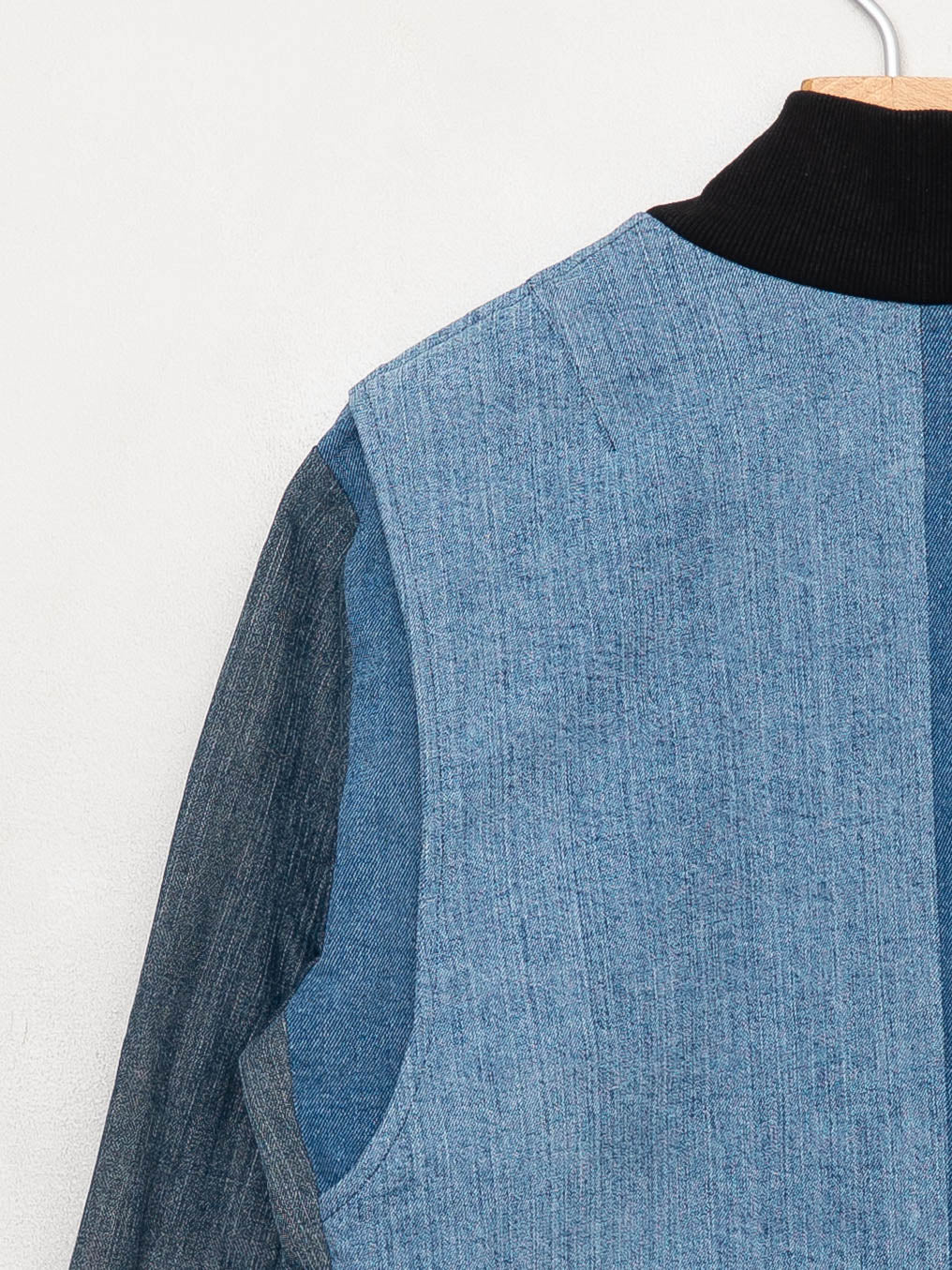 The Veda Denim Bomber Jacket - Medium