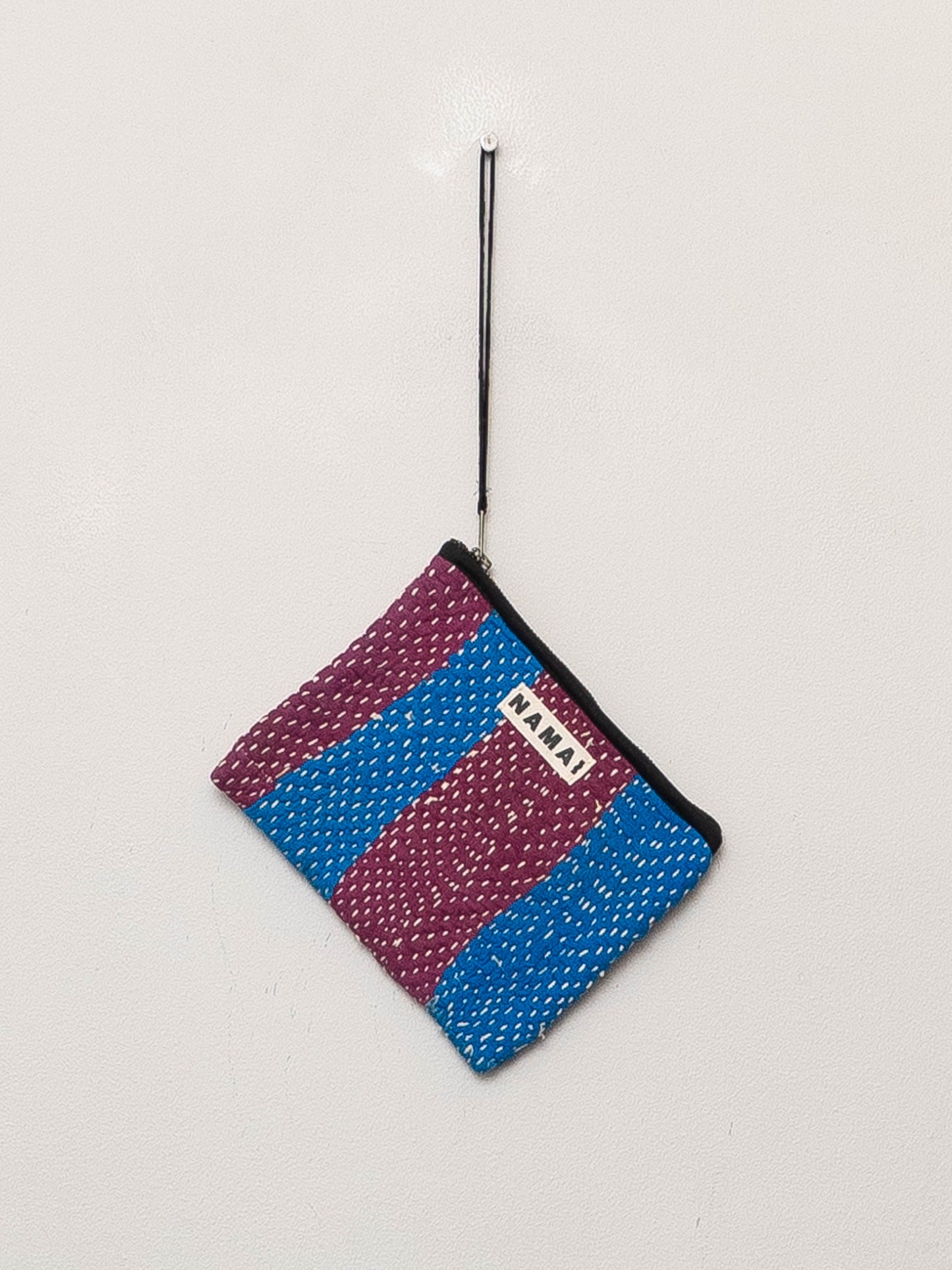 The Biju Vintage Kantha Quilted Zipper Pouch