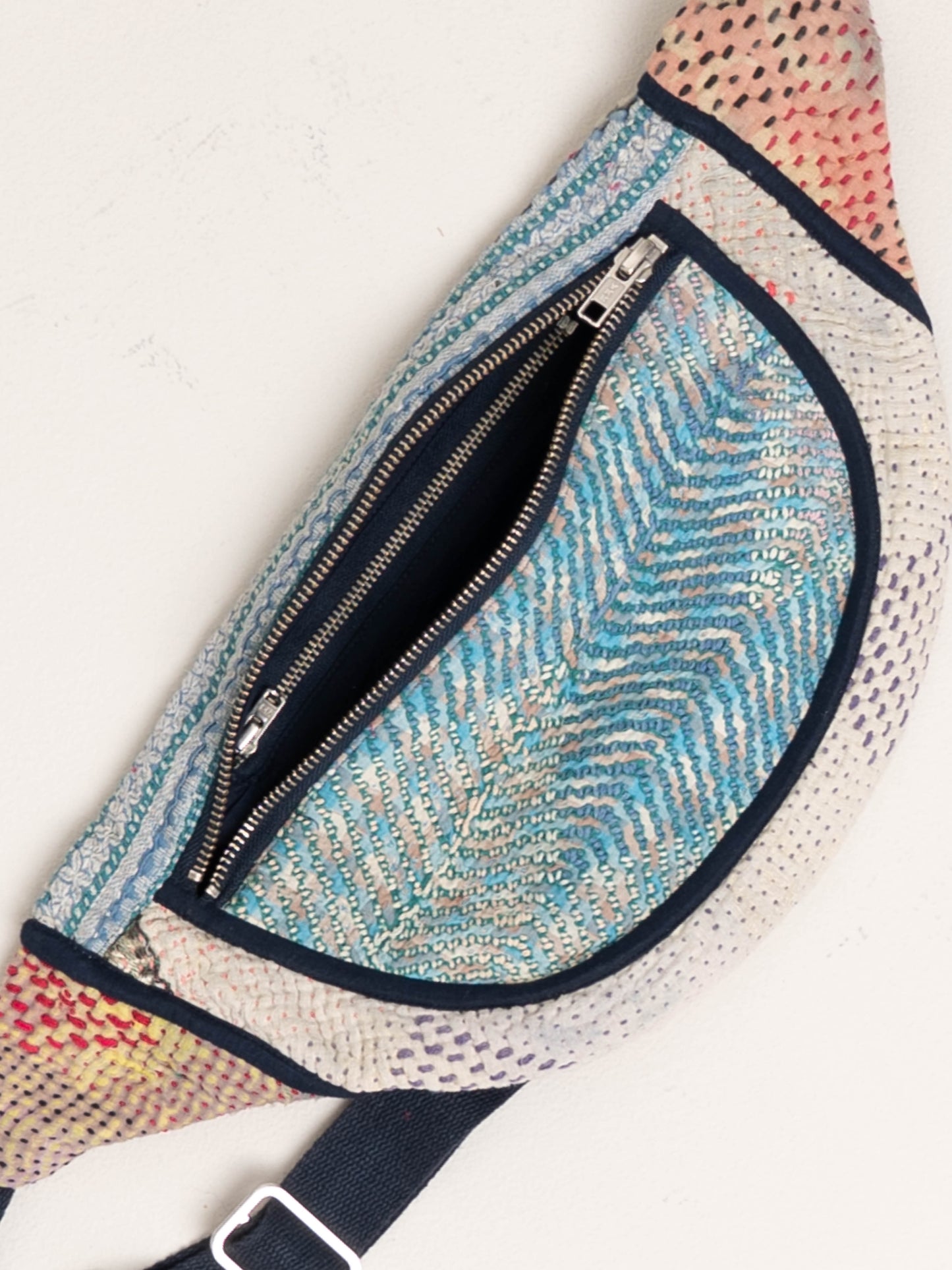 The Faiza Quilted Kantha Belt Bag