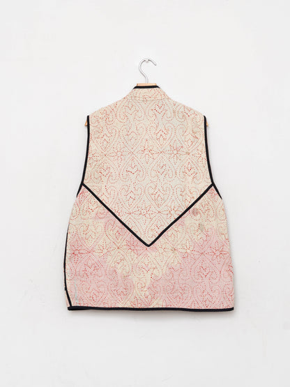The Ladhiya Quilted Patchwork Kantha Vest