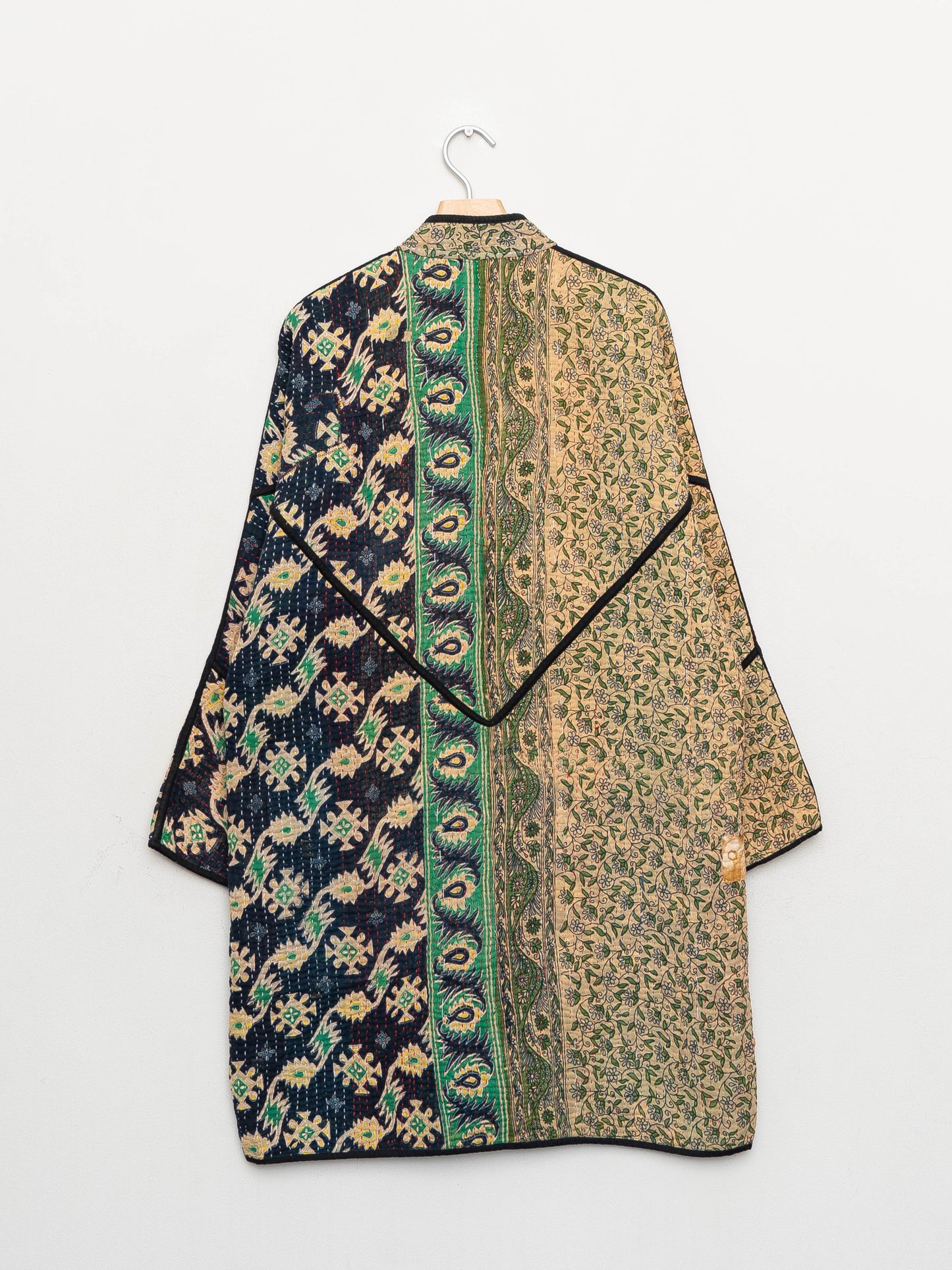 The Sai Quilted Patchwork Kantha Coat