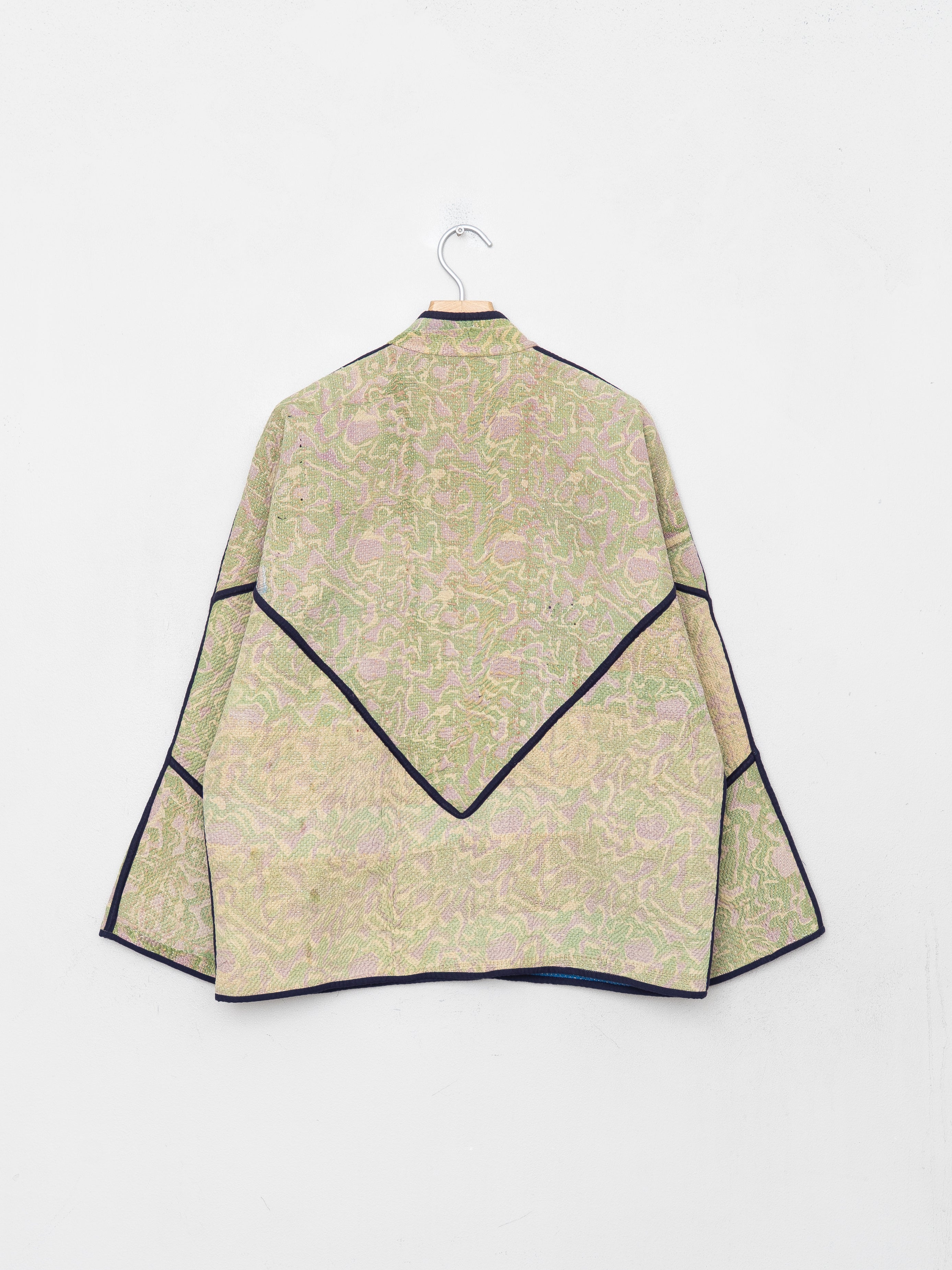 The Ladhiya Quilted Patchwork Kantha Jacket