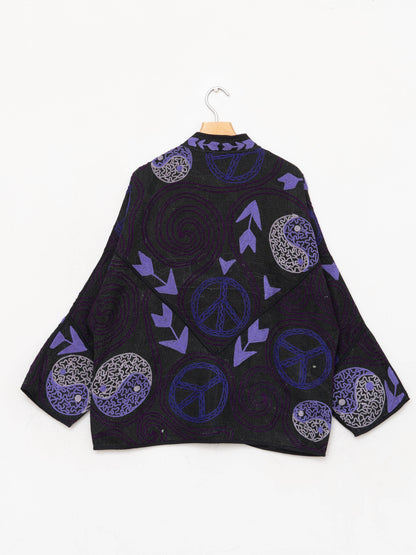 The Ladhiya Suzani Quilted Kantha Jacket