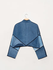 The Kaira Cropped Denim Jacket - Medium