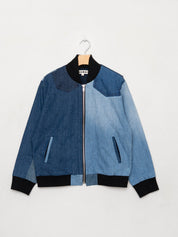 The Veda Denim Bomber Jacket - Medium