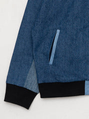 The Veda Denim Bomber Jacket - Medium