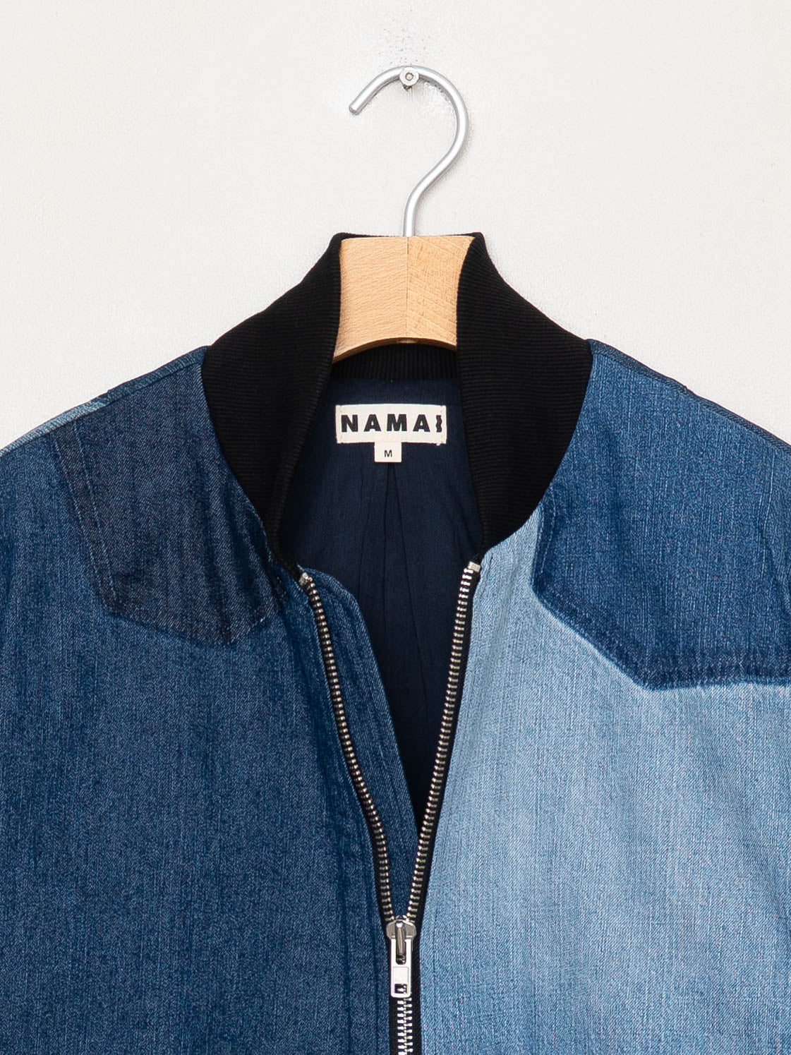 The Veda Denim Bomber Jacket - Medium