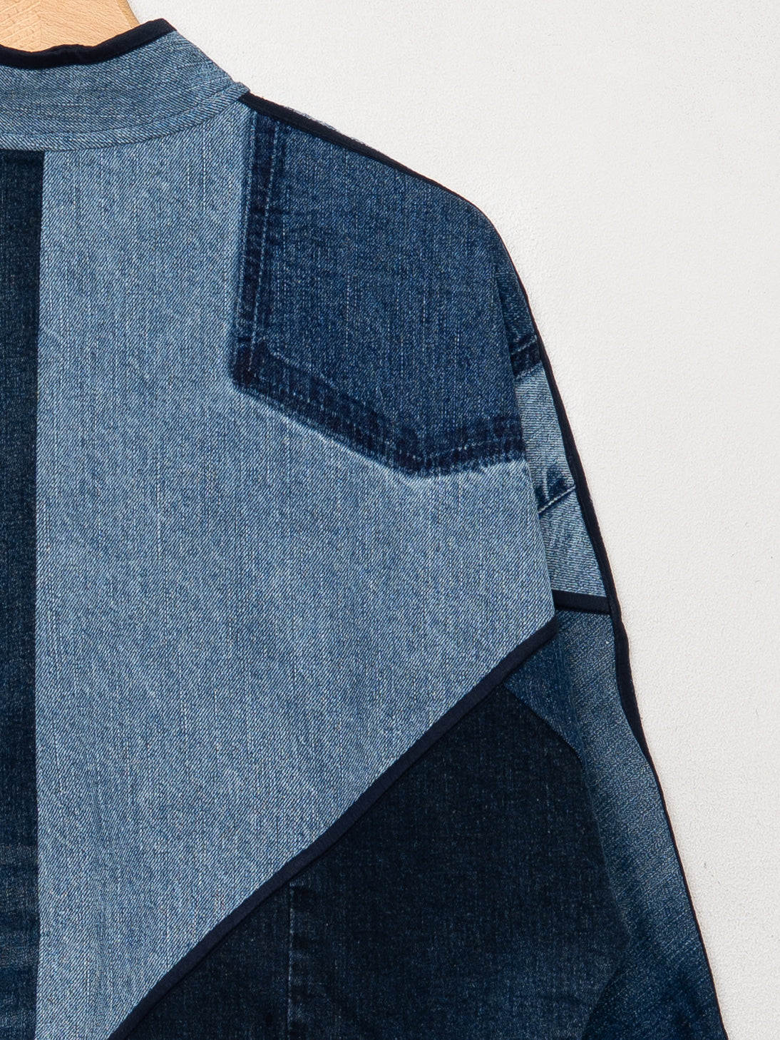 The Kaira Cropped Denim Jacket - Small - Wholesale