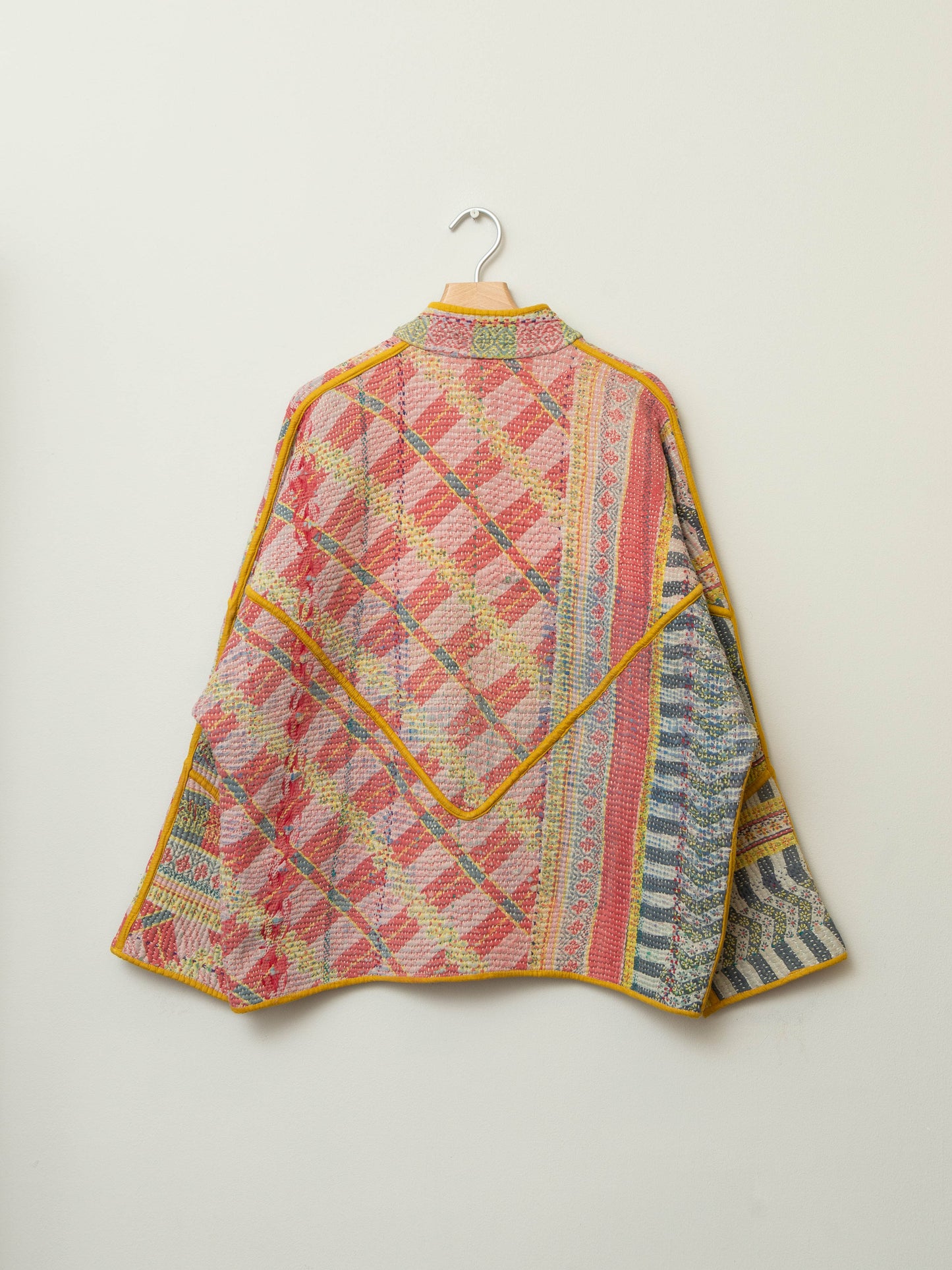 The Ladhiya Quilted Patchwork Kantha Jacket