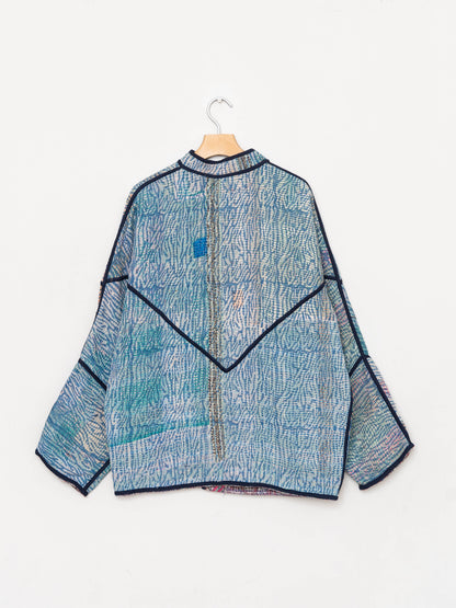 The Ishani Quilted Plant Dyed Kantha Jacket