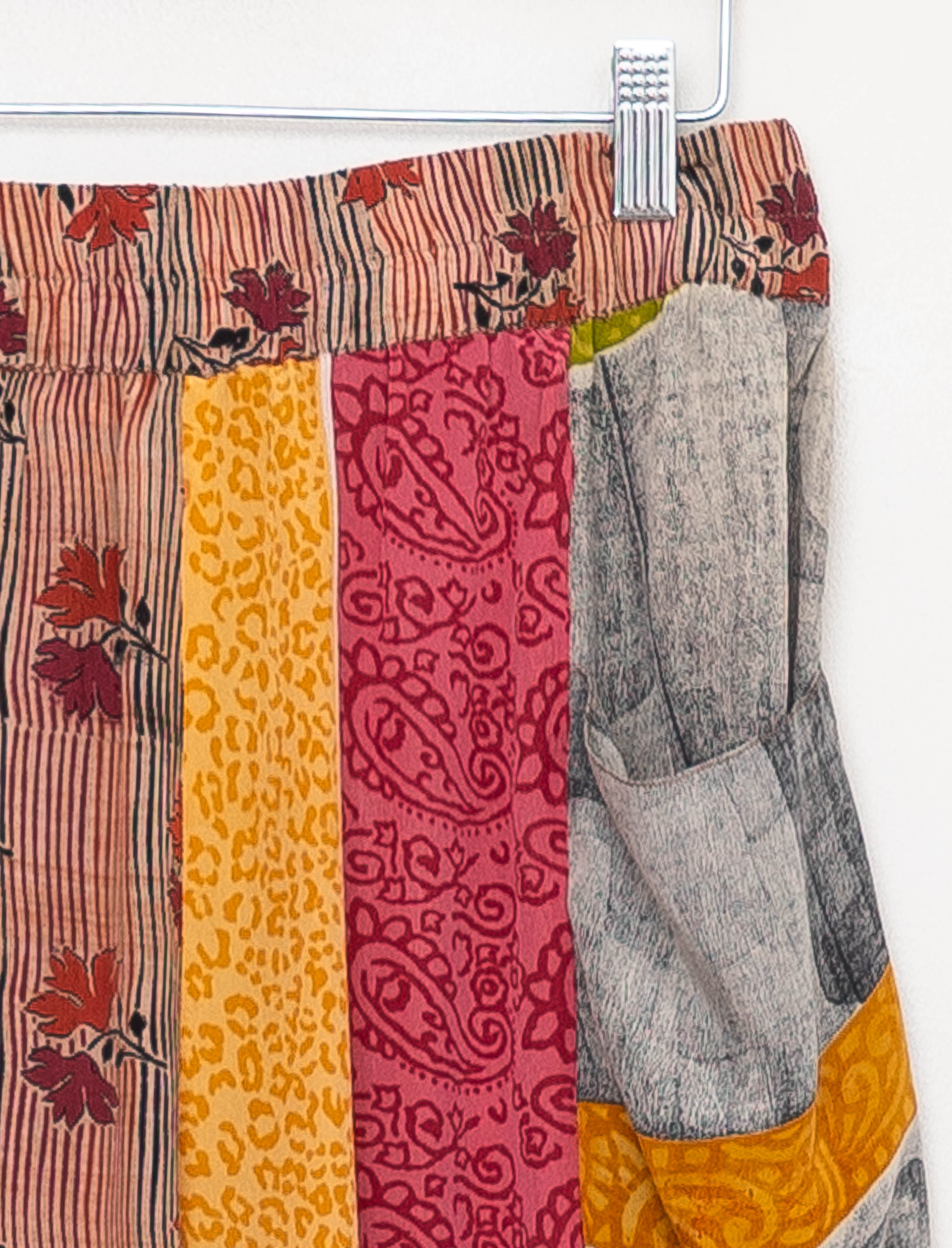 The Nayan Pant - Large - Upcycled Silk