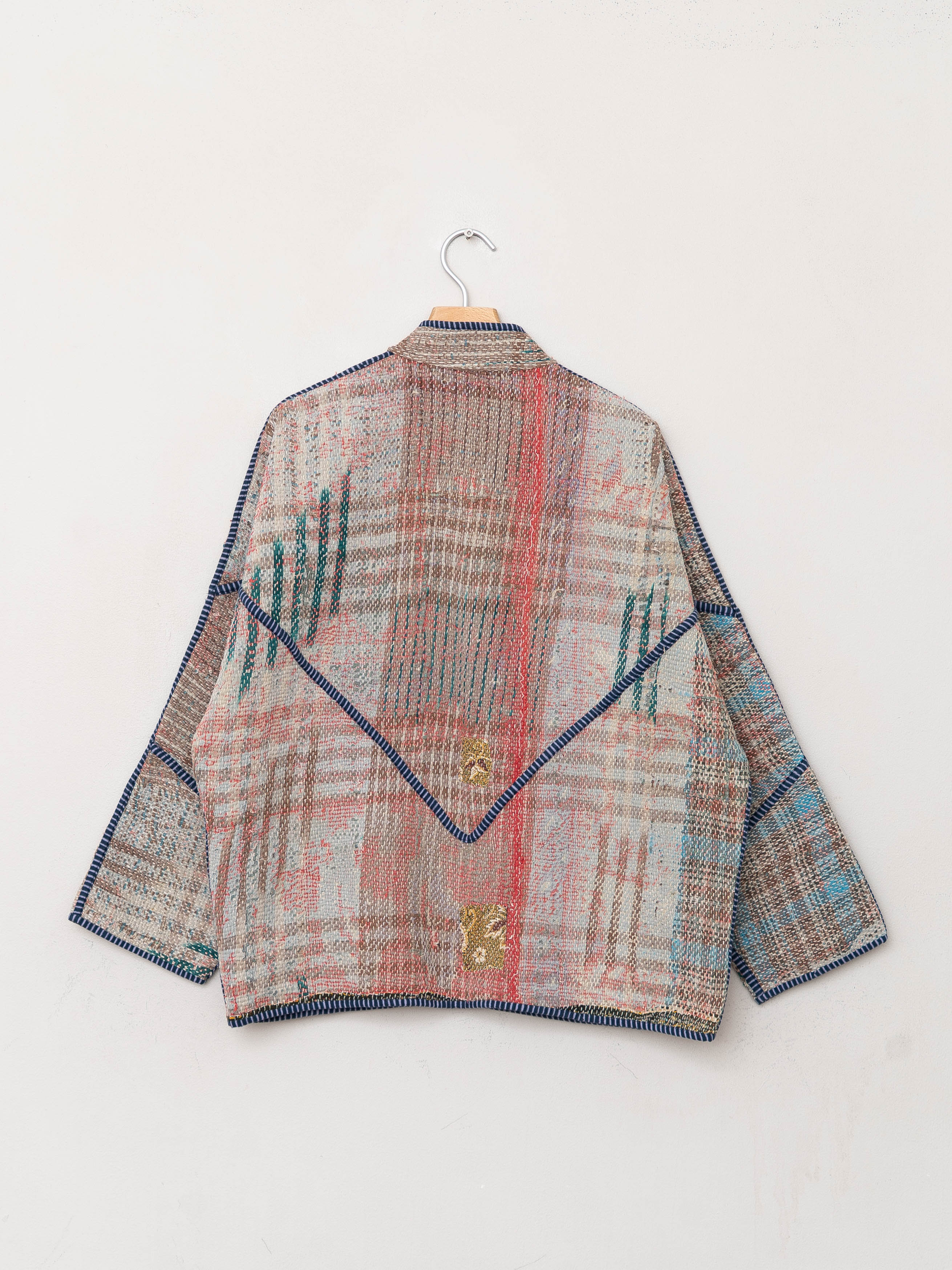The Ladhiya Quilted Patchwork Kantha Jacket