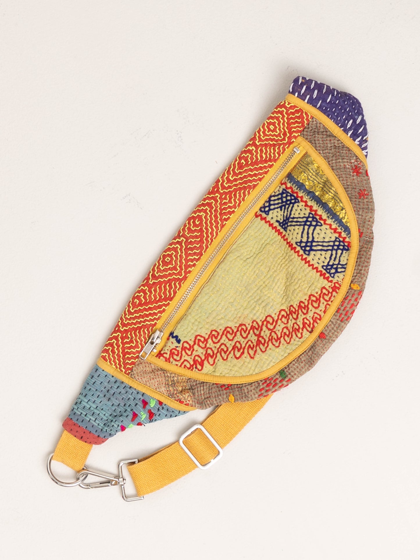 The Faiza Quilted Kantha Belt Bag