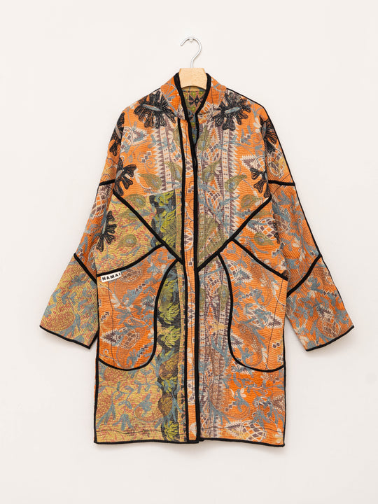 The Sai Suzani Quilted Kantha Coat