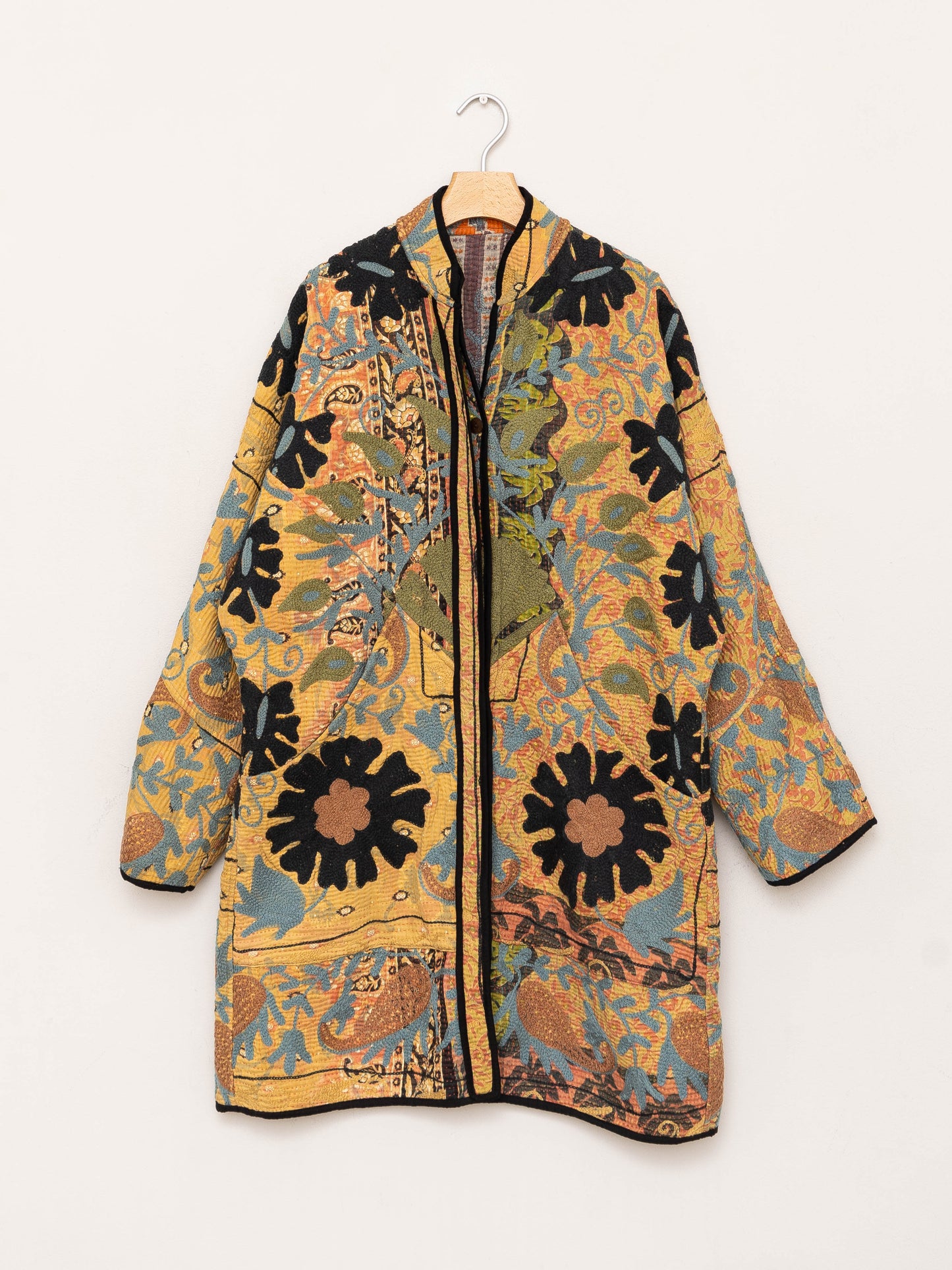 The Sai Suzani Quilted Kantha Coat