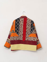 The Ladhiya Quilted Patchwork Kantha Jacket