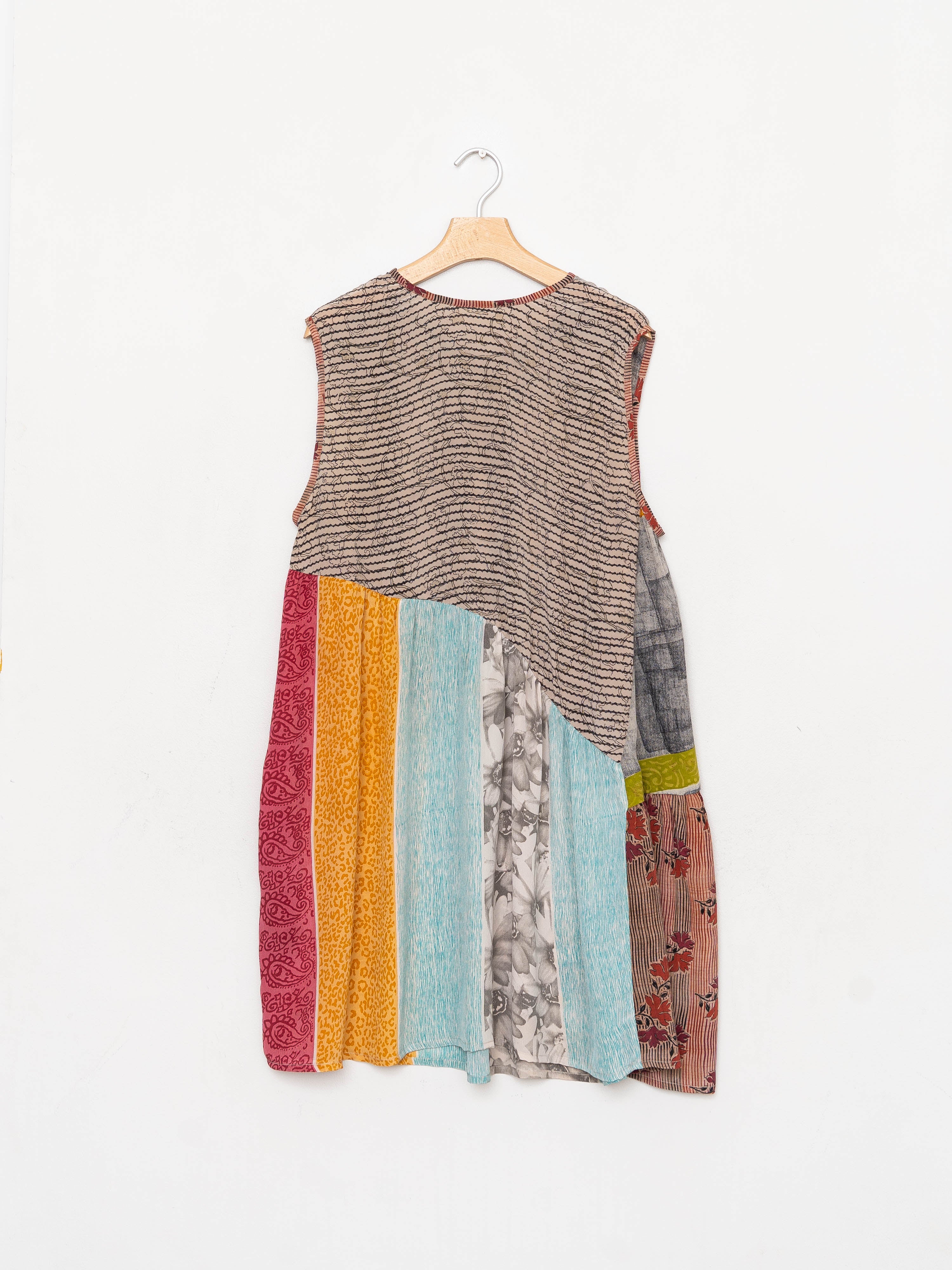 The Anan Short Dress  - Medium / Large - Upcycled Silk