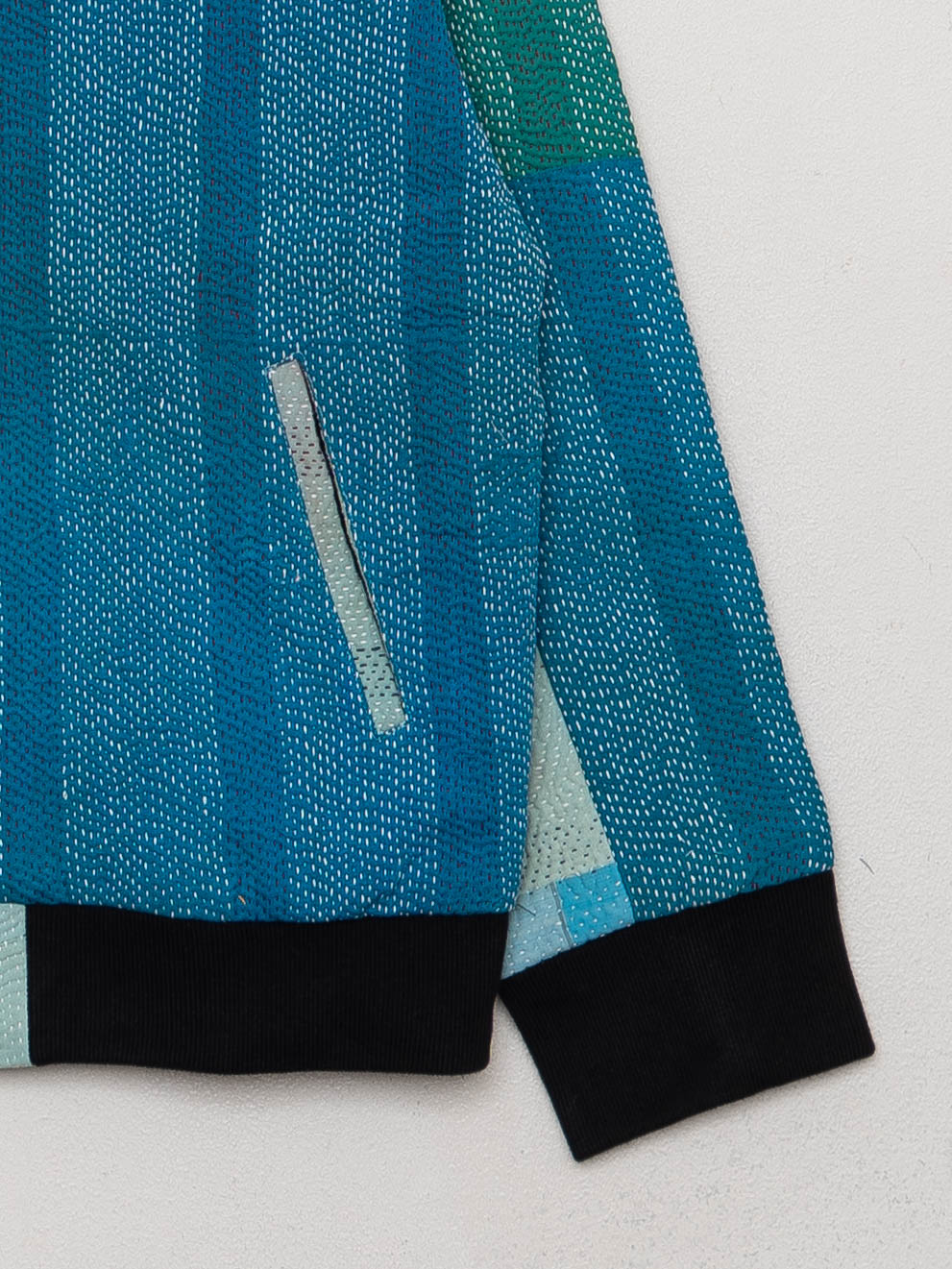 The Veda Quilted One-of-a-Kind Bomber Jacket - Medium
