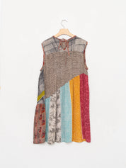 The Anan Short Dress  - Medium / Large - Upcycled Silk