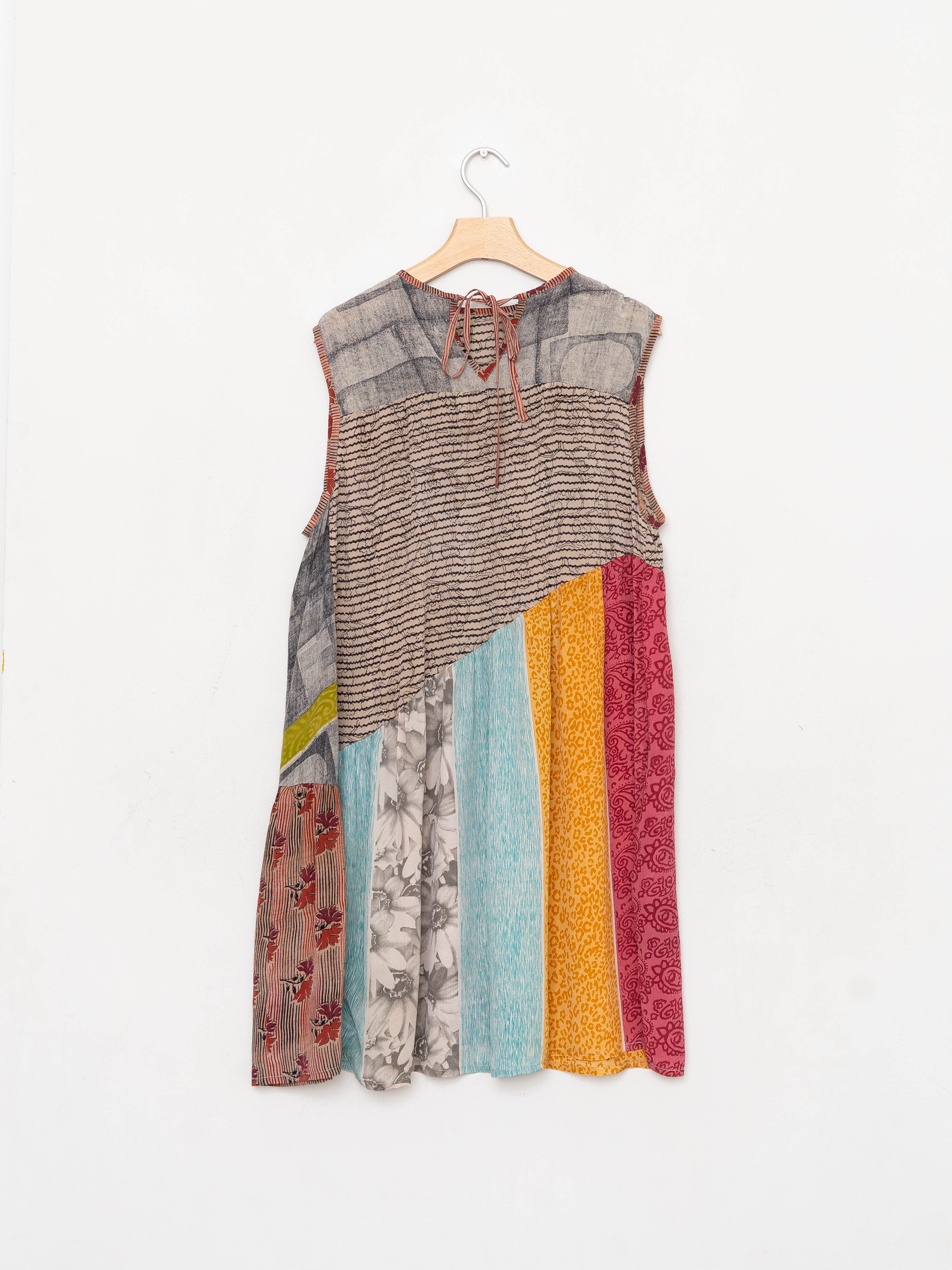 The Anan Short Dress  - Medium / Large - Upcycled Silk