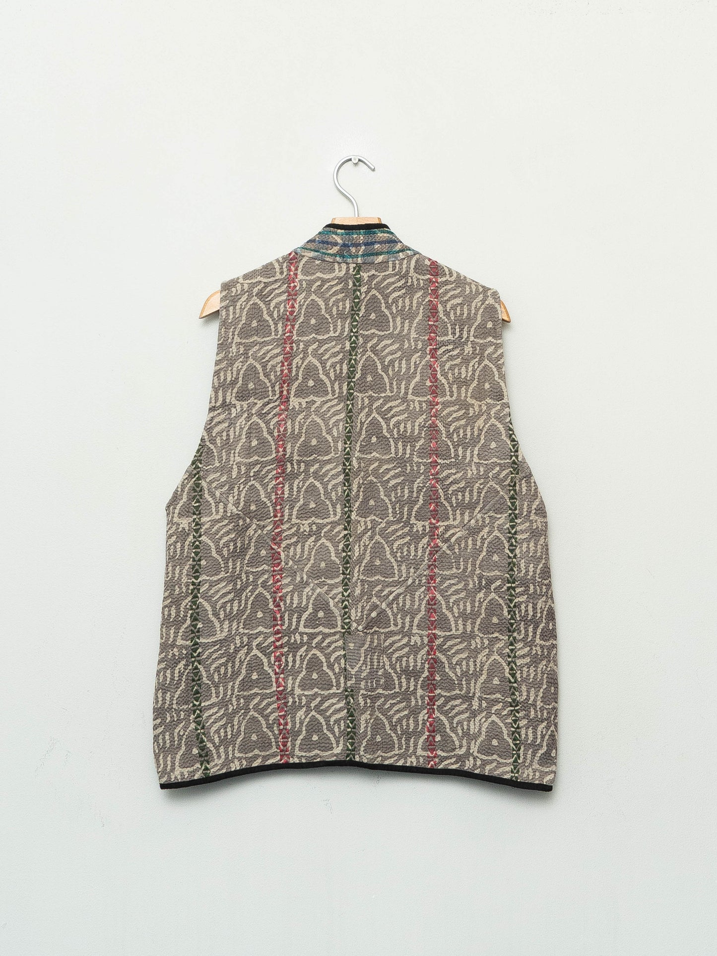 The Ladhiya Quilted Plant Dyed Kantha Vest