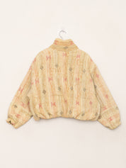 The Shira Quilted Puffer Bomber Jacket