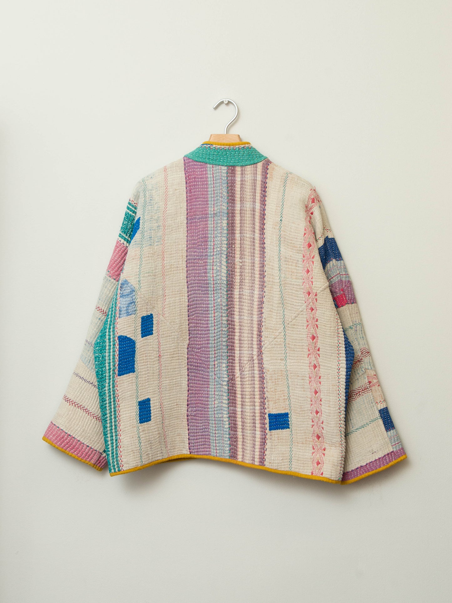 The Ladhiya Quilted Patchwork Kantha Jacket